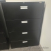 Black Staples 4 Drawer Lateral File Cabinet